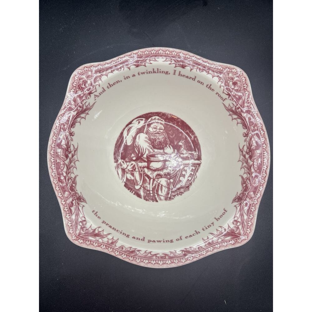 Johnson Brothers Twas the Night Before Christmas Vegetable Serving Bowl Retired - Picture 2 of 8